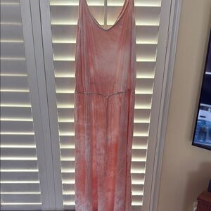 Magnolia Skye Peach Tie-Dye Dress